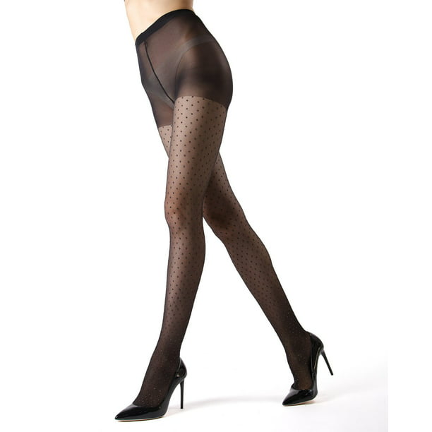 GLITTER BLACK Details about   NEW Themed   Miscellaneous PANTYHOSE M